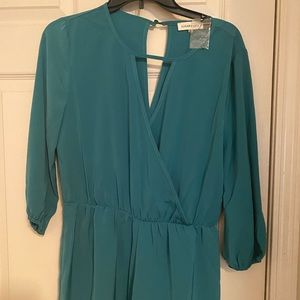 teal romper